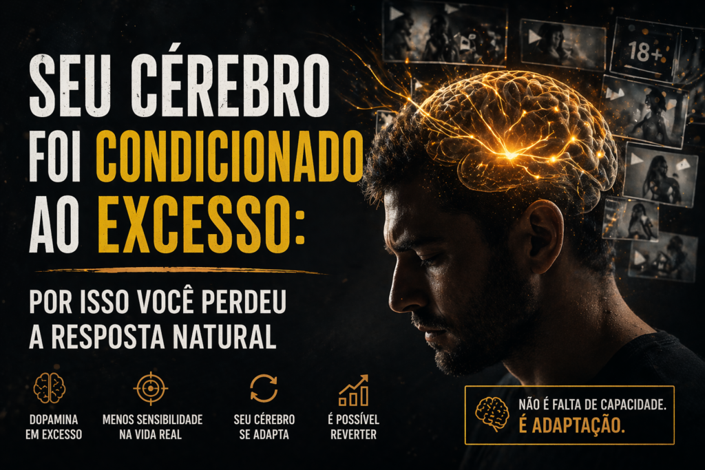 Cérebro condicionado ao excesso de estímulos